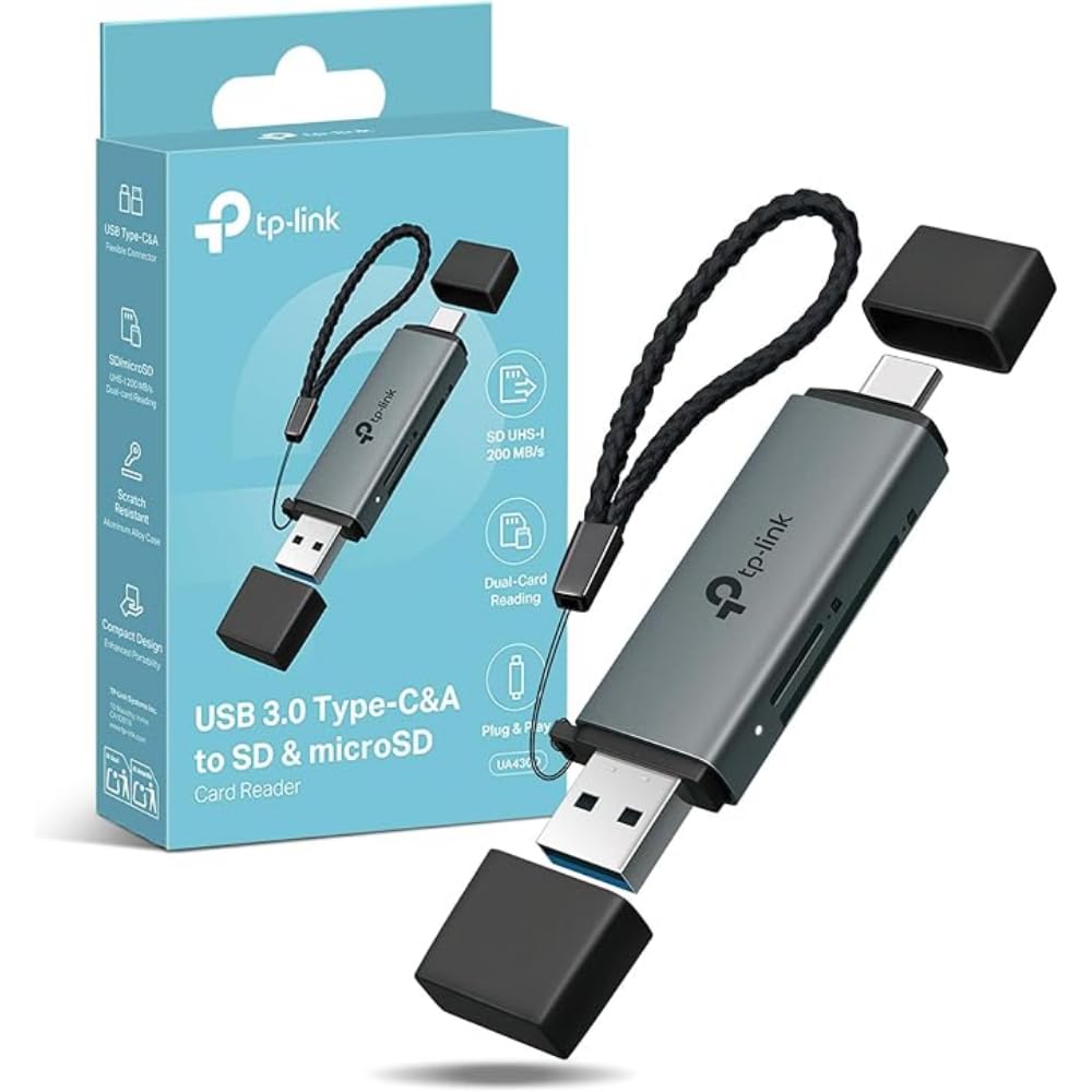 TP-Link UA430D USB-C and USB-A SD Card Reader