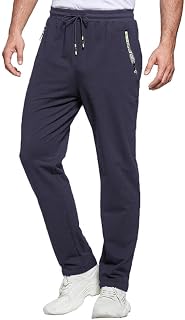 ZOXOZ Sports Trousers Men's Casual Sweatpants Cotton Elastic Waist Sweatpants