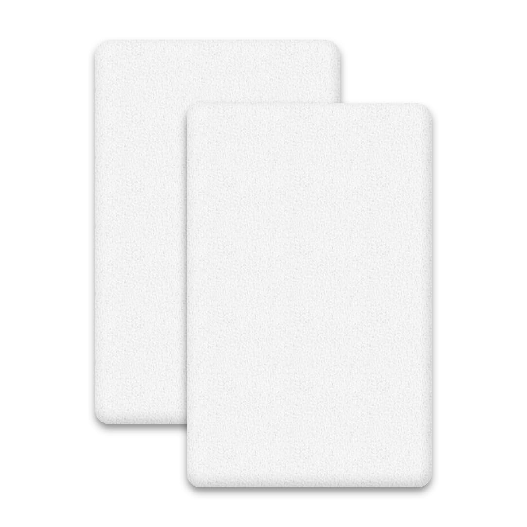 2 x Next To Me Crib Waterproof Mattress Protectors (83-85 x 50-51 cm) | Non-Nois