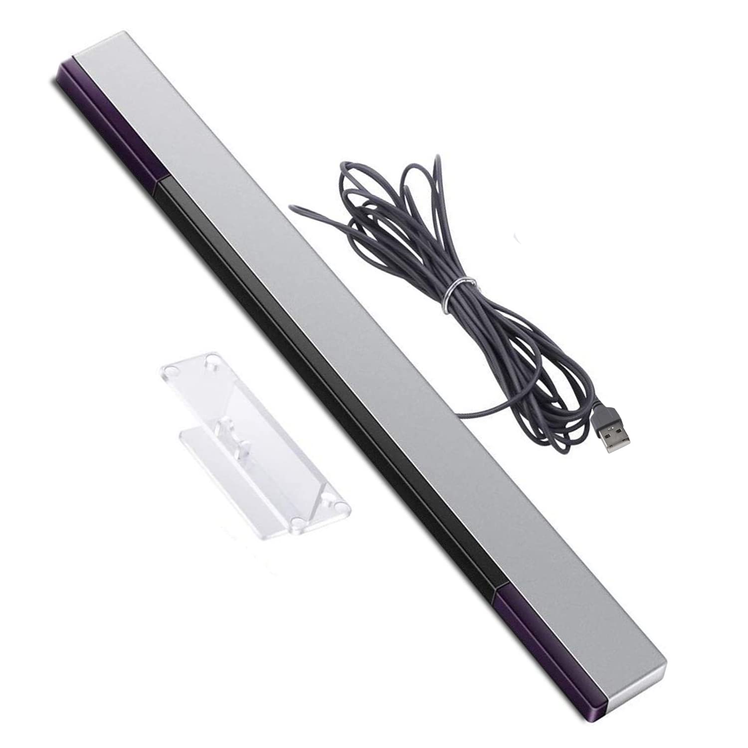 Xahpower USB Sensor Bar for Wii, Replacement Wired Infrared Ray Sensor Bar for N