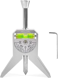 Pipe Center Finder Punch Tool and Marker Tool for Pipes 1/2" and Larger, Pipe Locator Level, Flange Wizard Center Finder - Upgraded Design for Accurate Pipe Diameter Measurement and Marking