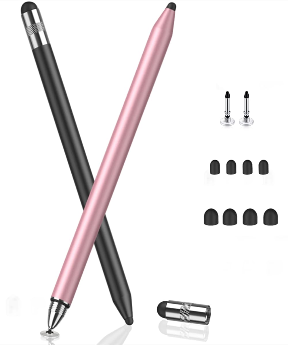 MEKO Stylus Pen for Touchscreen, 3-in-1 Universal iPad Stylus Stylists | Fine Ti