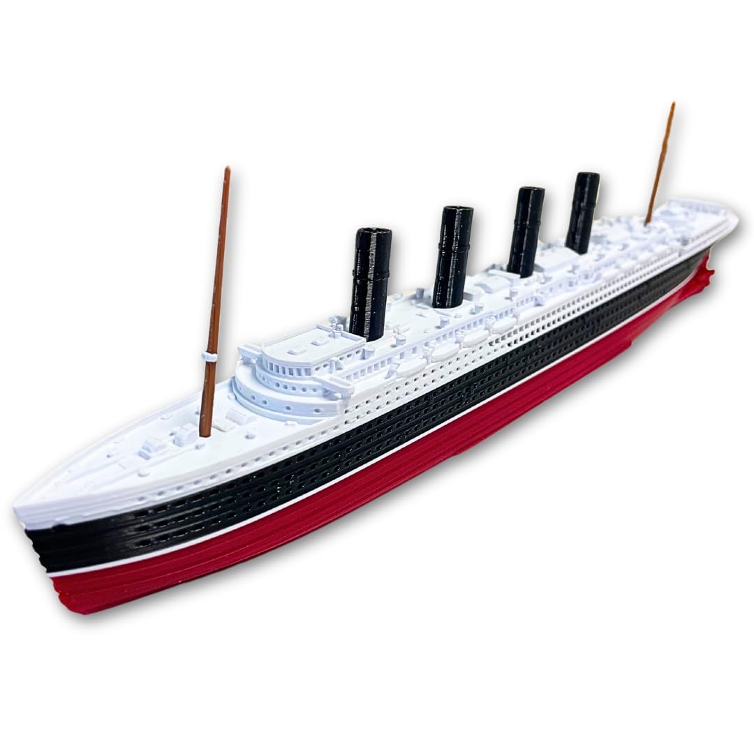 RMS Lusitania Model Ship 1 Ft Long By TitanicToyCo - Assembled Titanic Toys For 