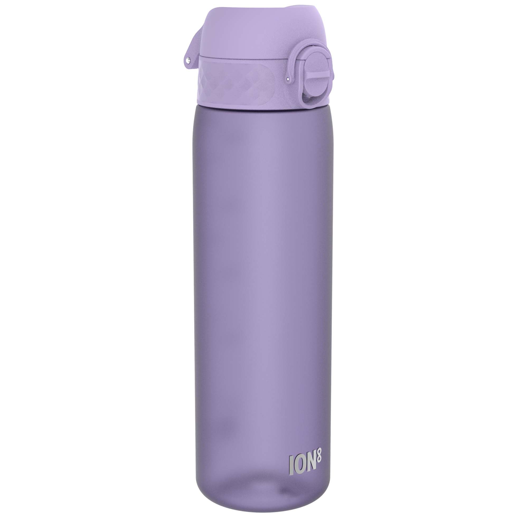 Ion8 Leak Proof Water Bottle, 500ml (18oz), Light Purple | Easy to Open, Secure 