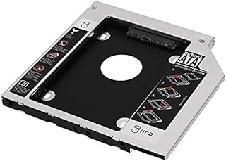 Padarsey Universal 12.7mm SATA to SATA 2nd SSD HDD Hard Drive Caddy Adapter Tray Enclosures Compatible with DELL HP Lenovo ThinkPad ACER Gateway ASUS Sony Samsung MSI Laptop