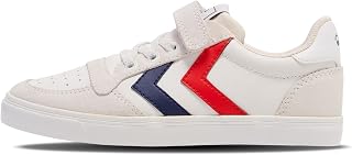 hummel Slimmer Stadil Leather Low Jr, Unisex Sneakers for Children and Boys