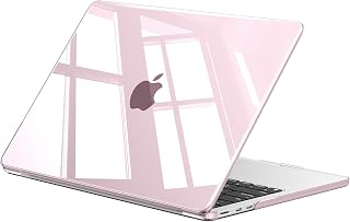 EooCoo for MacBook Air 13.6 Inch Case M5 M4 M3 M2 2026-2022 Crystal Pink