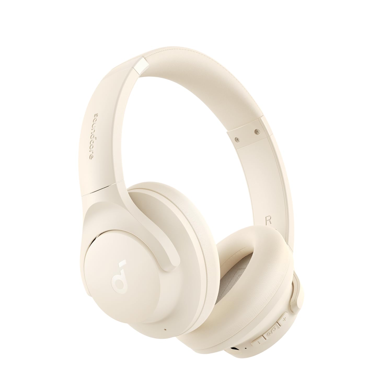 Soundcore by Anker Q20i Hybrid Active Noise Cancelling Headphones, White | Over-