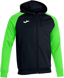 Joma - Men's Hooded Sweatshirt with Zip , 8XS - 3XL - Soft and Warm with Rib Cuffs and Hem - Academy IV