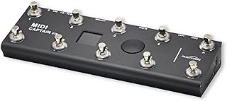 PAINTAUDIO MIDI Captain Foot Controller Multi-Effects Keyboards Synthesizer USB-MIDI musical software Bias with Time Engine Function Support all PC/CC/Note commander 10 Foot Switches