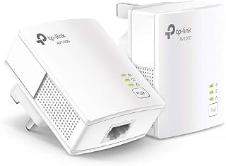 TP-Link TL-PA717 KIT (Renewed) 1-Port Gigabit Powerline Starter Kit, Data Transfer Speed Up to 1000 Mbps, Ideal for HD/3D/4K Video Streaming and Online Gaming, No Configuration Required