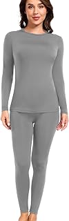 wirarpa Women's Thermal Underwear Set with Long Thermal Top and Trousers. Thermic Warm Underwear for Skiing, Cycling, Running and Winter Training