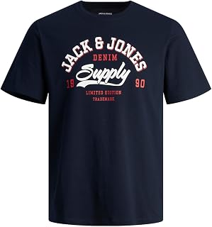 Jack & Jones Herren Jjelogo Tee Ss O-Neck 2 Col Ss24 Sn Kurzarmhemd