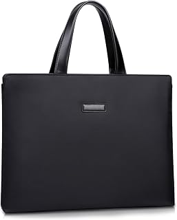 Men's Business Bag, Briefcase, Job Hunting Bag, Recruitment, Lightweight, Large Capacity, Shoulder Bag, Handbag, Compatible with 14 in PC, A4 Compatible, Large Capacity, Shockproof