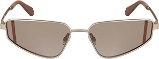 Calvin Klein Jeans Women's Sunglasses CKJ25200S - Matte Rose Gold with Solid Peach Lens