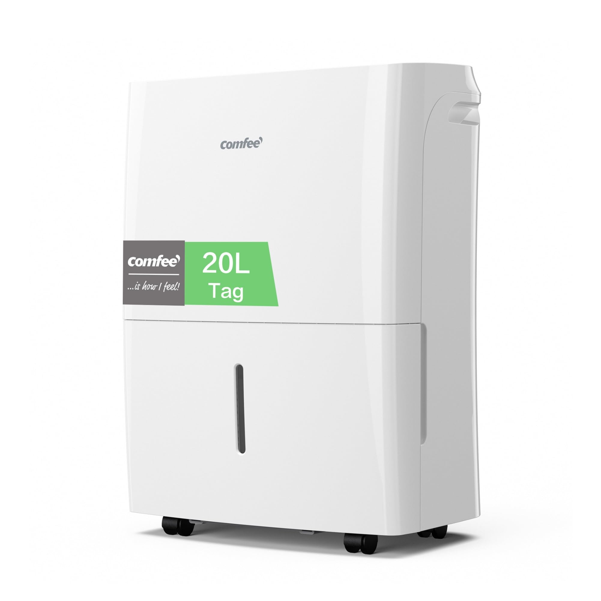 Comfee Luftentfeuchter MDDF-20DEN7, 20L/24h, Raumgröße ca.100m³(40m²), APP-fähig