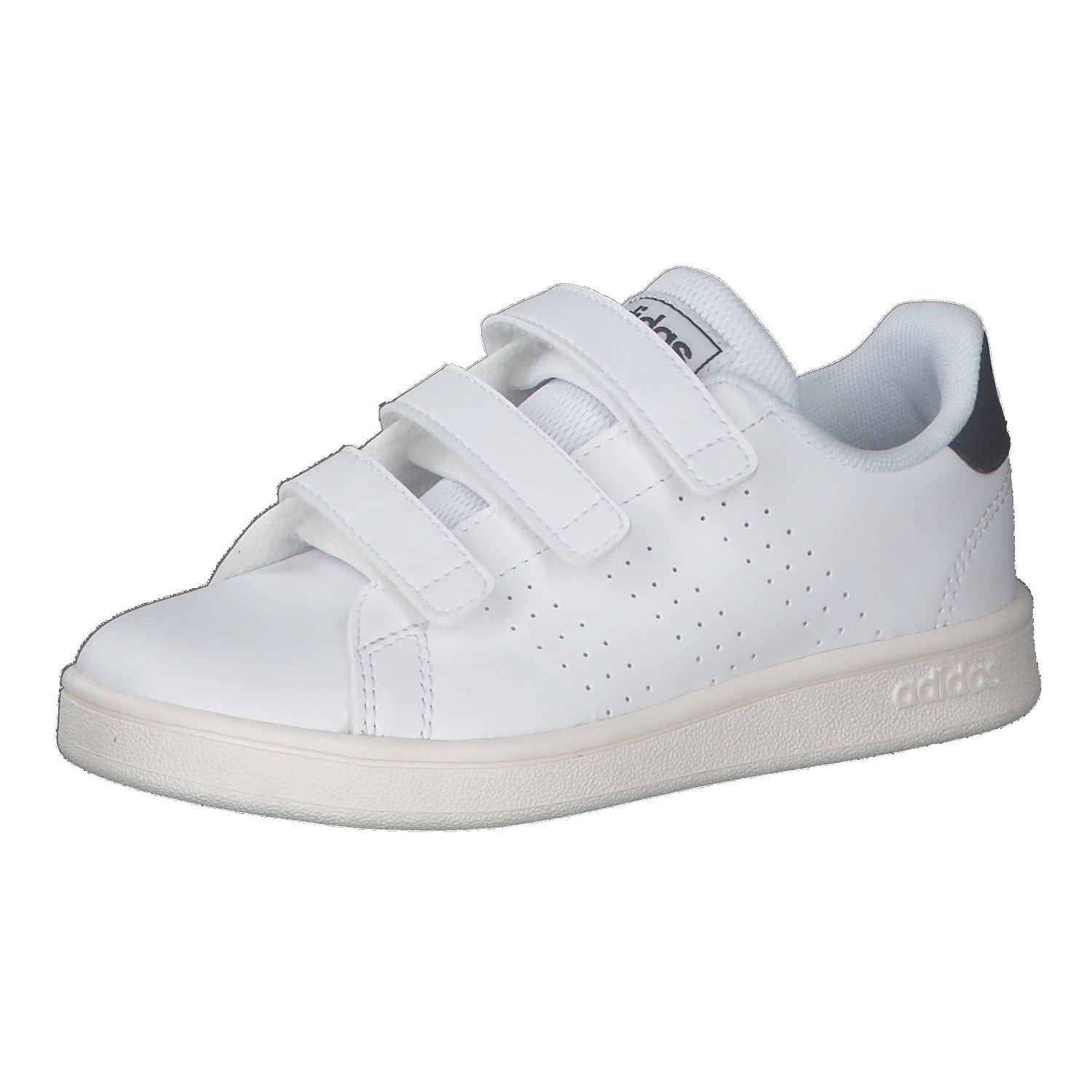 adidas Advantage C, Unisex Kid's Tennis Shoe, FTWR WHITE / LEGEND INK / CLOUD WH