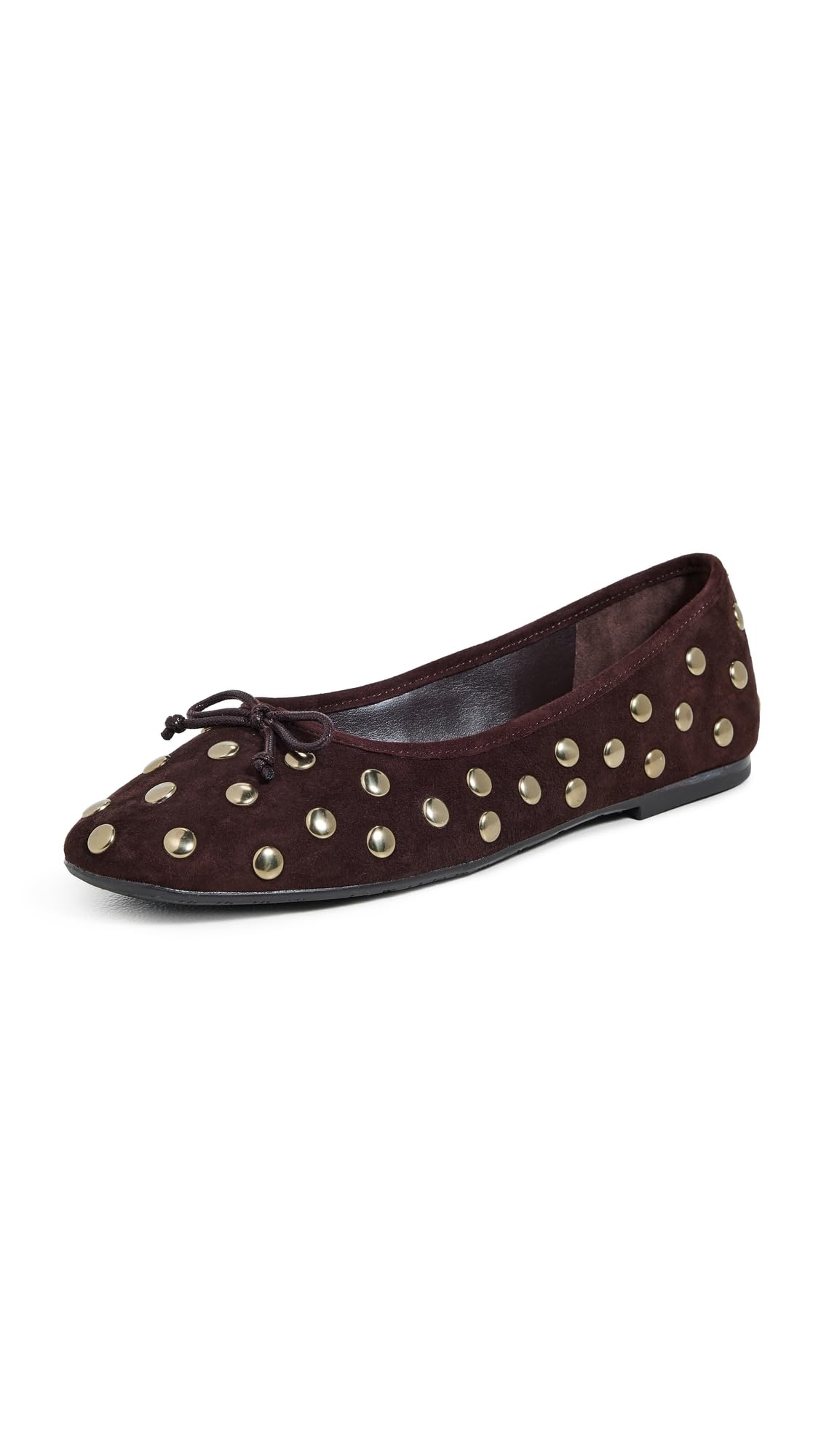 Sam Edelman Women's Alie Ballet Flat, Café Noir Stud, 4 UK