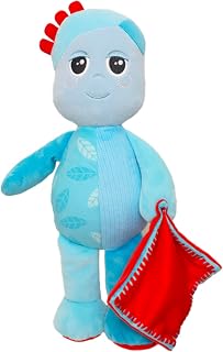 In The Night Garden Iggle Piggle Talking Teddy Bear, Cbeebies Cute & Sensory toys. Comforting sounds. Kids Toys and Baby toys 0-6 months, Blue