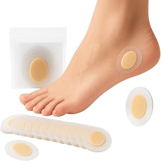 20 Transparent Anti-Friction Heel Dressings 8 x 4.5 cm – Ultra-Thin (0.1 cm), Waterproof – Blister Protection Patch for New Shoes & Heels – Reliable Adhesive, Discreet Comfort (Standard)