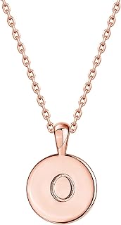 PAVOI Initial Necklace for Women, 14K Gold Plated Alphabet Letter Pendant