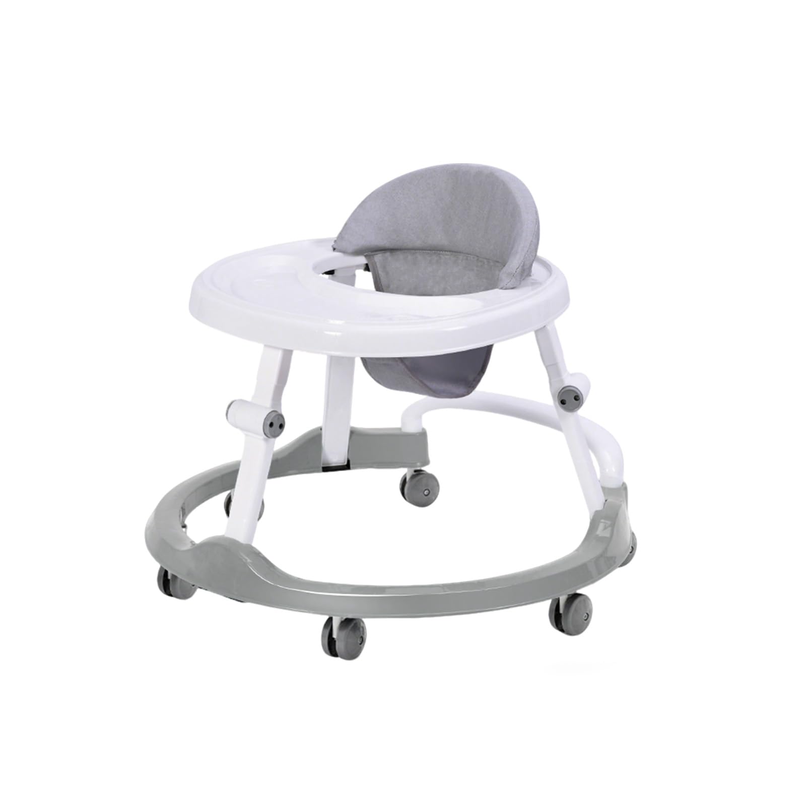 Foldable Baby Walker, Sit-in Baby Walker for Infants, Portable Baby Activity Wal
