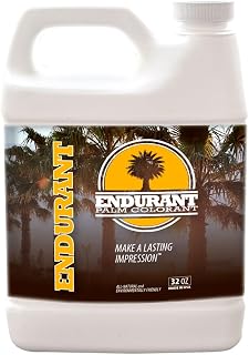 Endurant Palm Colorant – Non-Toxic Palm Tree Protector - Enhances Natural Beauty - Prevents Sunscald & Bark Damage -Easy Annual Application - Vibrant Long-Lasting Trunk Care - 32 oz