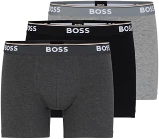 BOSS Pack of 3 Men's Trunks Power Boxer Shorts Underwear Cotton Stretch