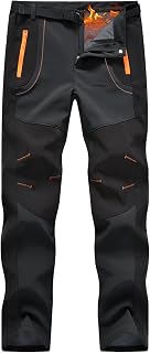 Rdruko Men's Outdoor Lightweight Waterproof Hiking Tactical Cargo Pants with Belt