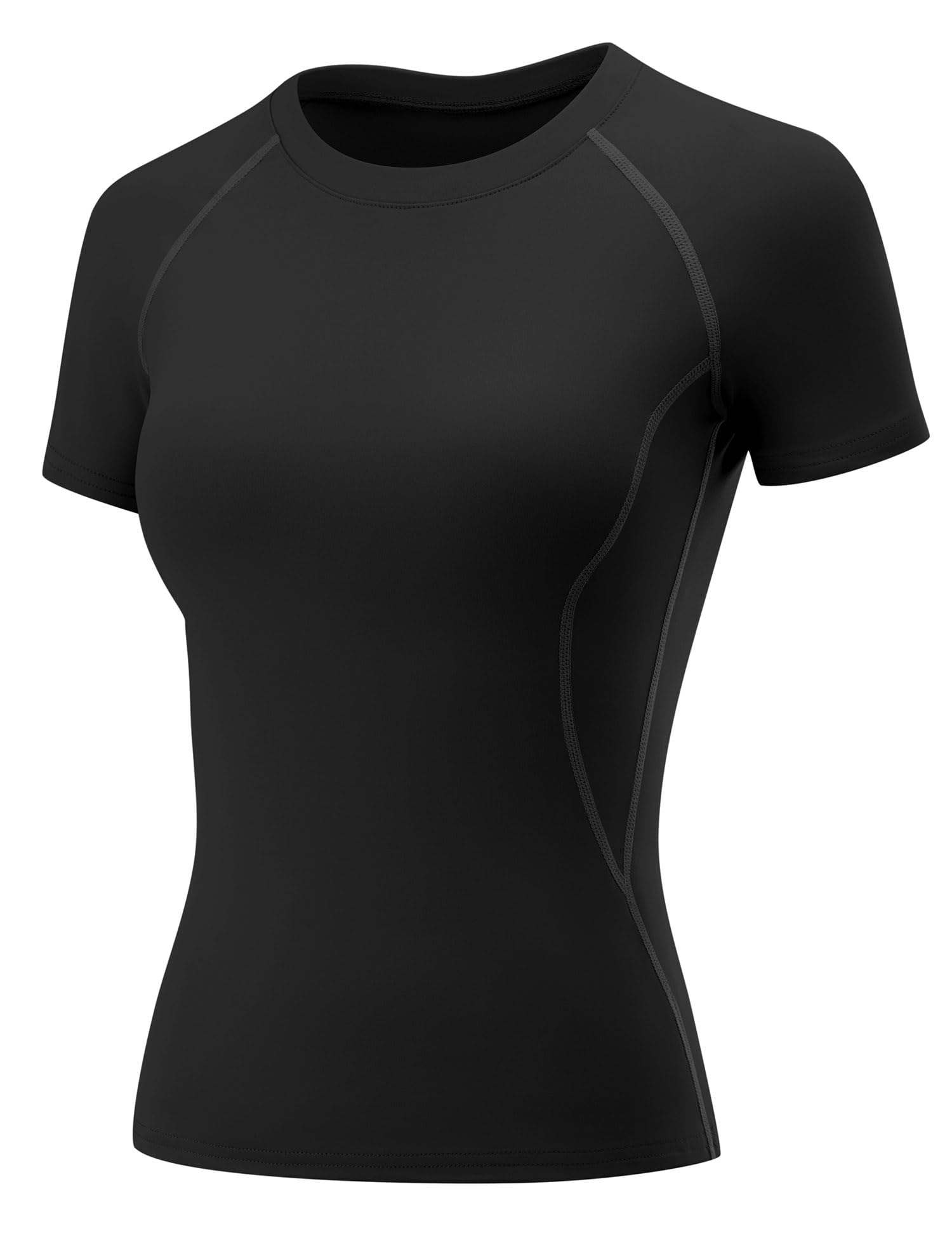 Rapbin Women's Gym Tops Workout Running Yoga Sports T-Shirt Quick Dry Top | Quic