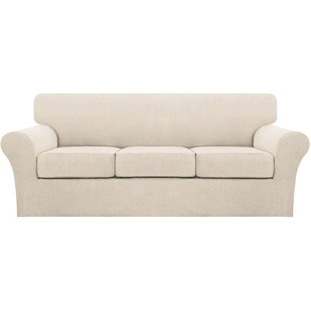 Turquoize 4 Piece Couch Cover Sofa Covers for 3 Cushion Couch Sofa Slipcovers Wa