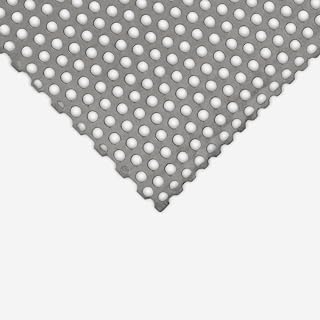 A36 Carbon Steel Perforated Sheet, Unpolished (Mill) Finish, Hot Rolled, Staggered 0.25" Holes, ASTM A36, 0.1875" Thickness, 7 Gauge, 24" Width, 36" Length, 0.375" Center to Center, OnlineMetals