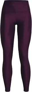 Under Armour HG Armour HiRise Leg, Women's Sports Leggings, Comfortable and Breathable, Sports Trousers, Black/White, L