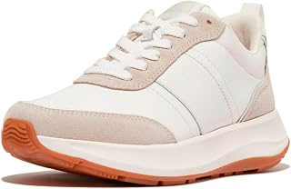 Fitflop F-Mode Flow Black Leather Sneakers