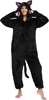 PluStitch Adult Animal Onesie Pajamas Halloween Costume One Piece Cosplay Jumpsuit for Women Men Cozy Home Lounger Sleepwear