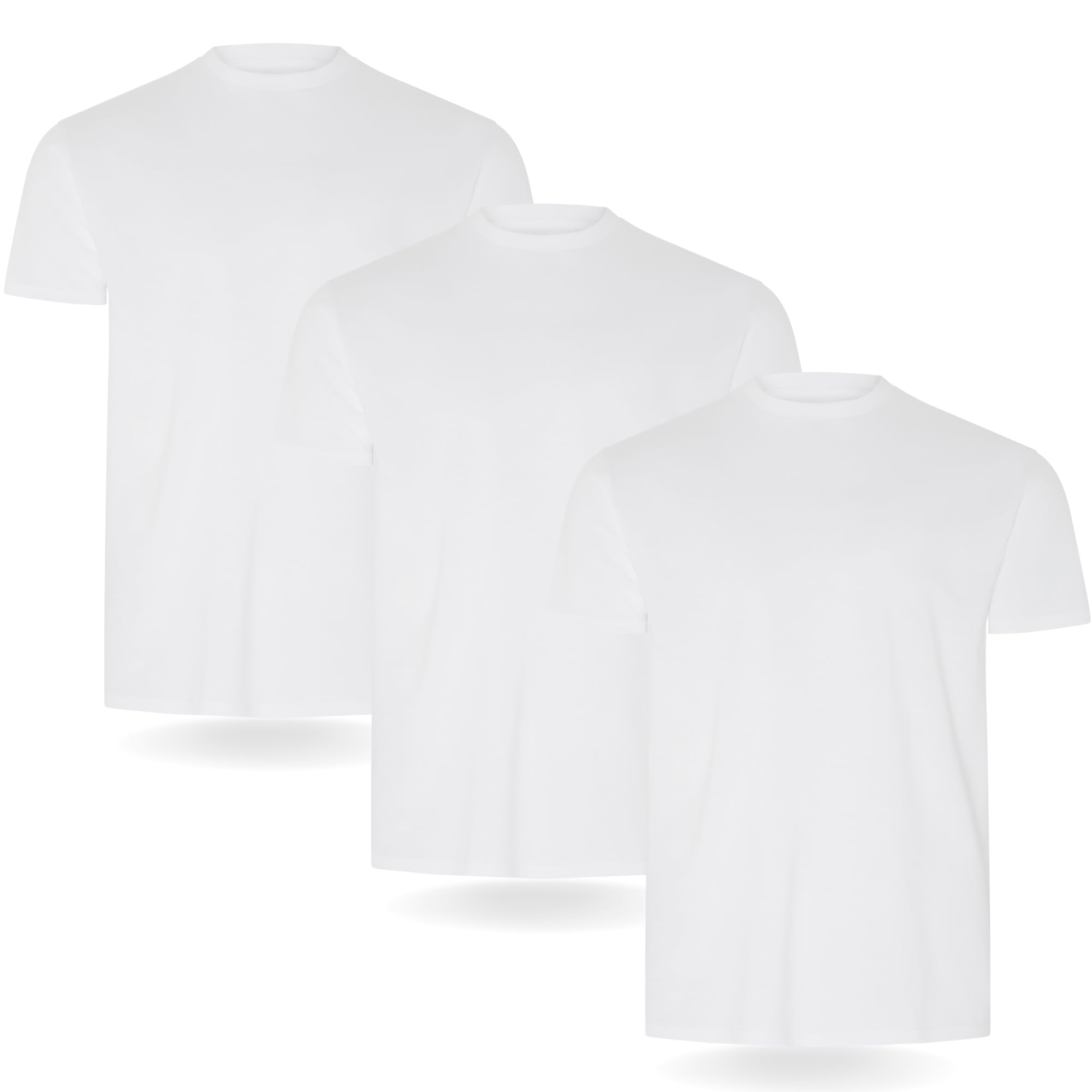 FM London 3/5 Pack Men's 100% Cotton Premium Quality T-Shirts