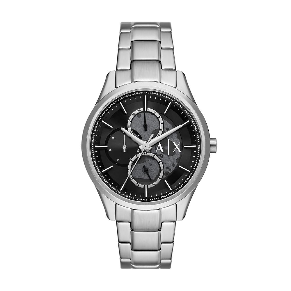 Armani Exchange Watch for Men, Chronograph Movement and 42mm Case Size with Stai