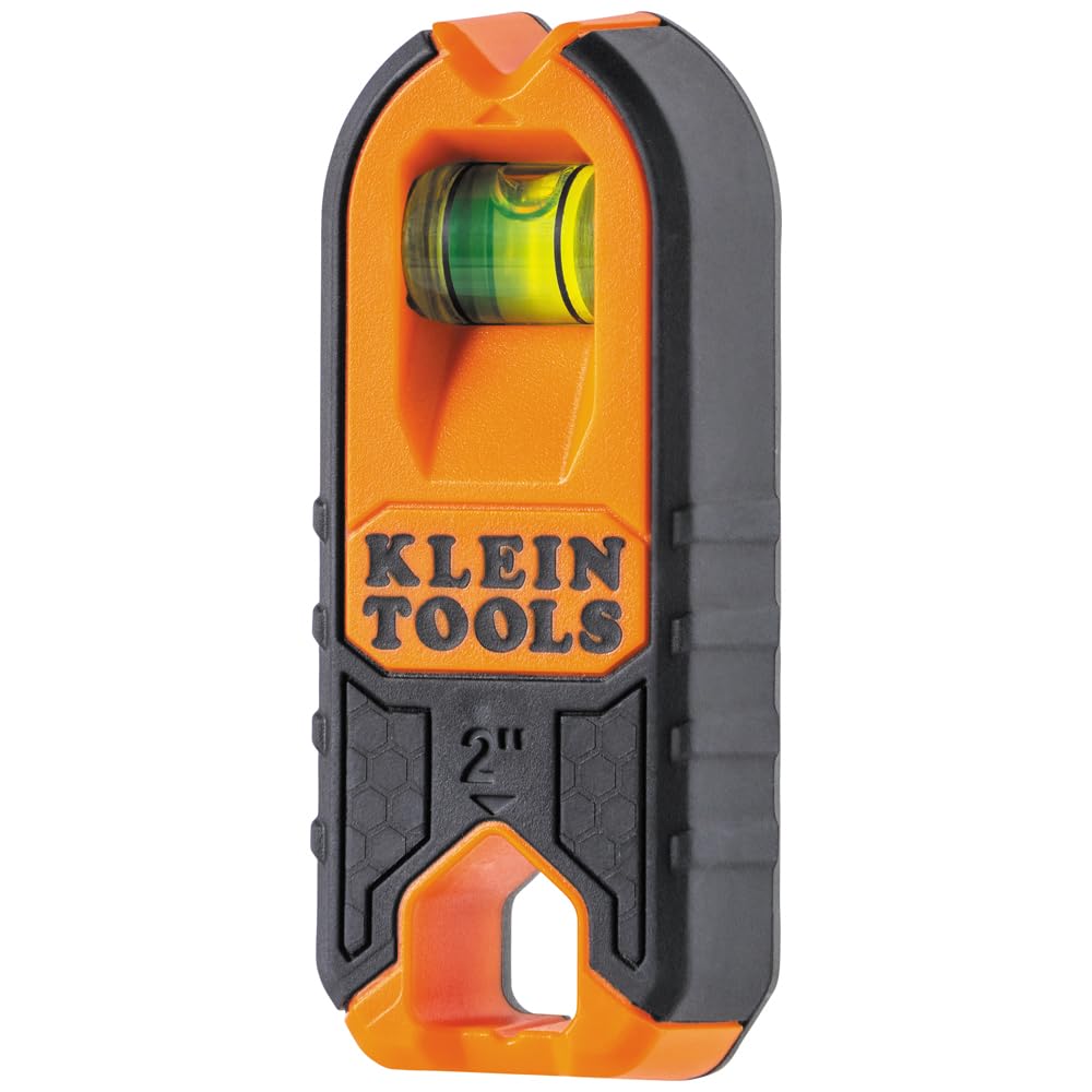 Klein Tools MSF100 Magnetic Stud Finder and Level, Compact, Wood and Metal Detec