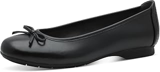 Jana Damen Ballerinas mit Schleife Vegan