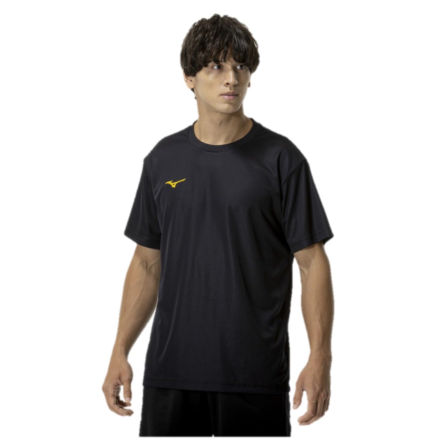 MIZUNO(ミズノ) Abbigliamento da allenamento da uomo, nero/oro, S