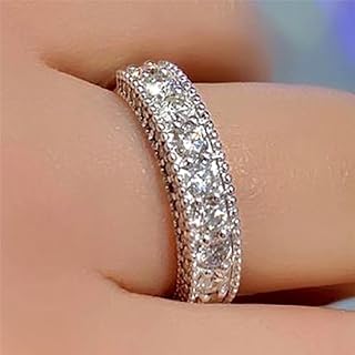 Elegant and Versatile Cubic Zirconia Fashion Luxury Wedding Ring for Women