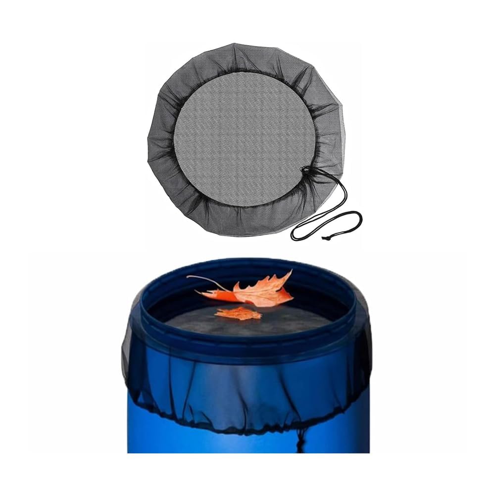 95.5cm Diameter Garden Mesh Cover Outdoor Rain Bucket Leaf Filter Mesh