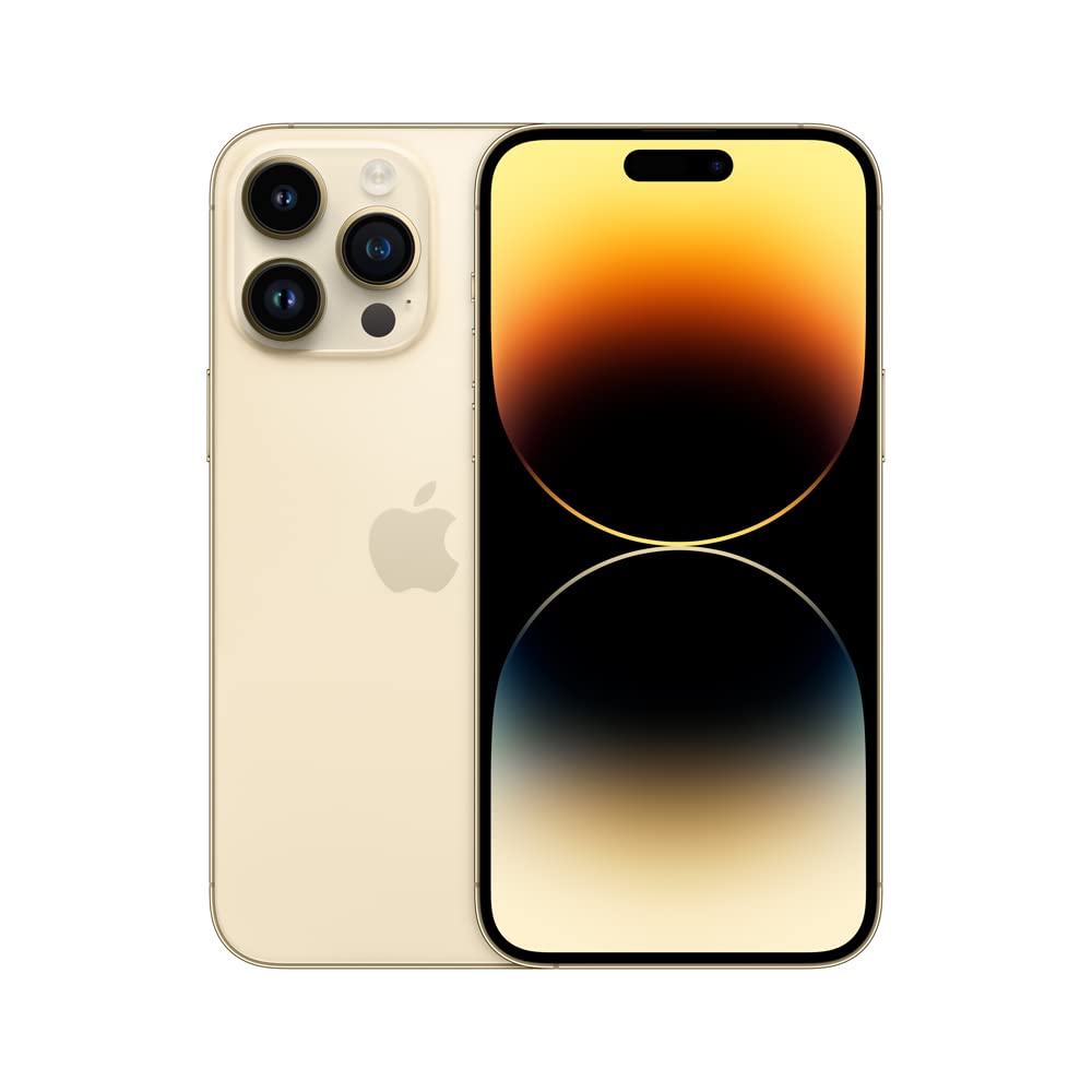 Apple iPhone 14 Pro Max, 256GB, Gold for Verizon (Renewed Premium)