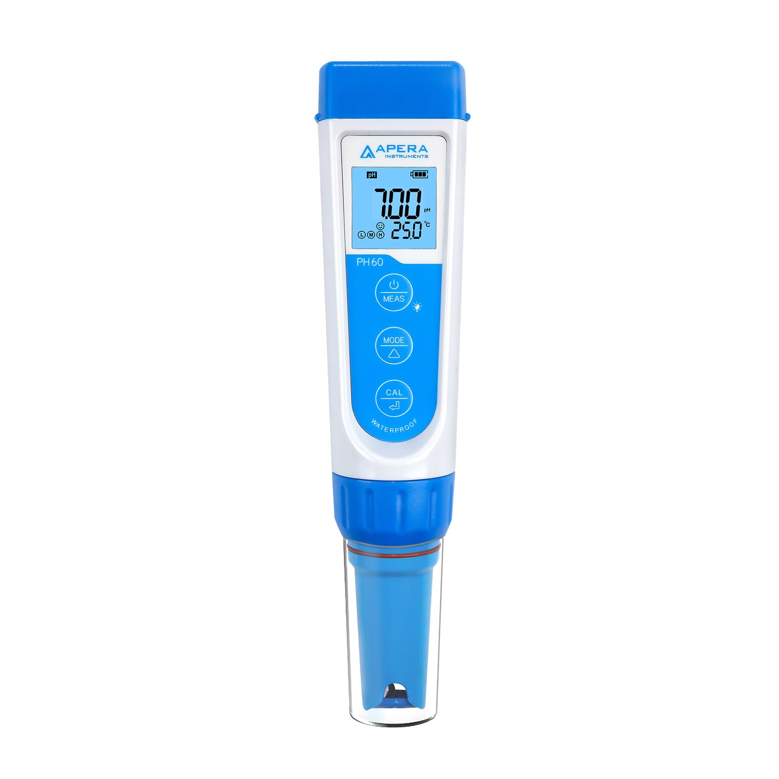 Apera Instruments AI311 Premium Series PH60 Waterproof pH Pocket Tester Kit, Rep