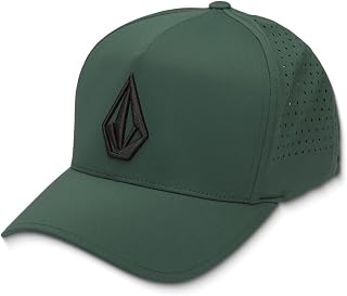 Volcom Men's Full Stone Dad Hat – Adjustable Strapback Cap Embroidered Logo