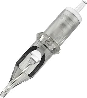 EZ Tattoo Cartridge Needles - 20Pcs #12 (7RL) Standard Round Liner Disposable Tattoo Needles Cartridges for Rotary Tattoo Machine Pen Gun - Revolution