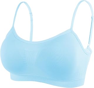 Litthing Sports Bra, Women's Light, Supportive Bustier. Stretchy Sports Bra Top For Yoga, Fitness Training