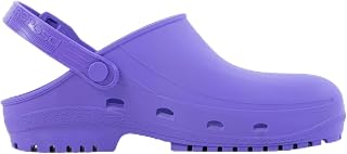 REPOSA Max - Sanitary Clogs for Women and Men in Rubber with SRC Non-slip Sole, Anatomical Sanitary Slippers with Adjustable Strap, Sterilizable Anti-Shock Breathable Lightweight Shoes