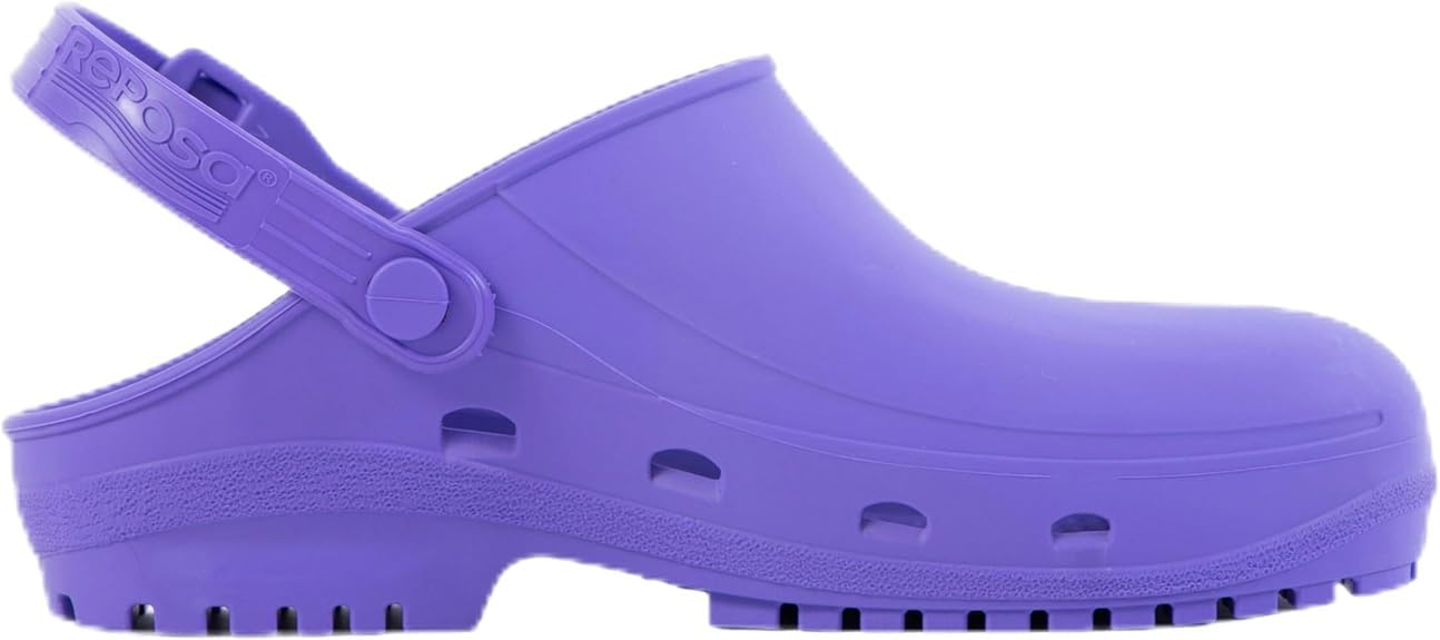 REPOSA Max - Sanitary Clogs for Women and Men in Rubber with SRC Non-slip Sole, 