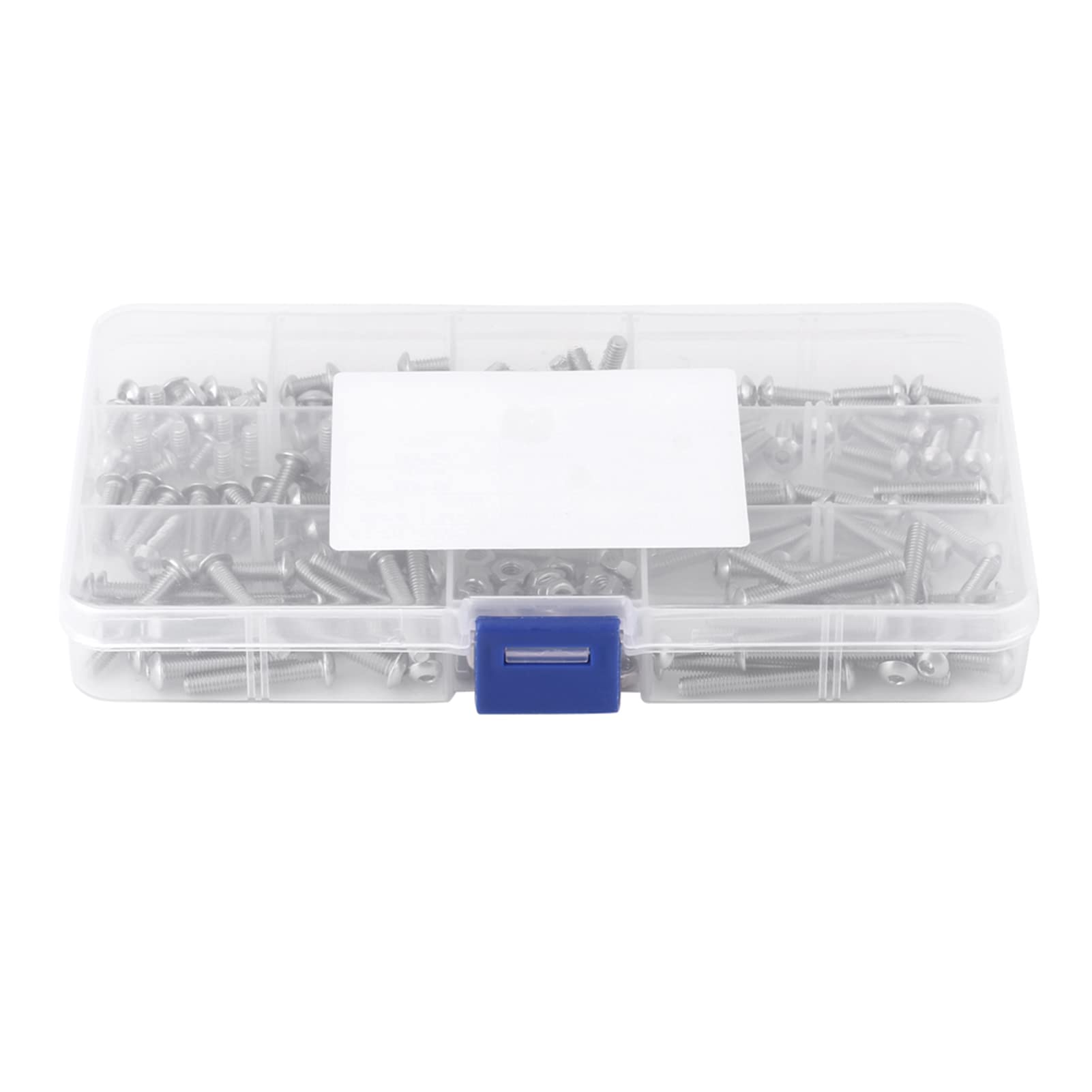 M4 SS304 Hex Socket Button Head Screw & Nut Installation Kit, 210pcs Nuts